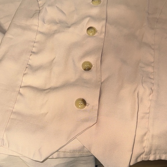 Beige Blouse with Gold Buttons - Picture 3 of 7